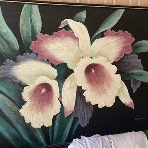 vintage flower painting